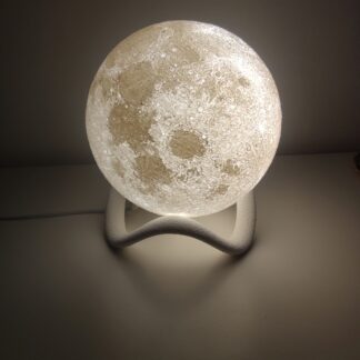 Mondlampe inkl. Standfuß + E27 Lampenhalterung