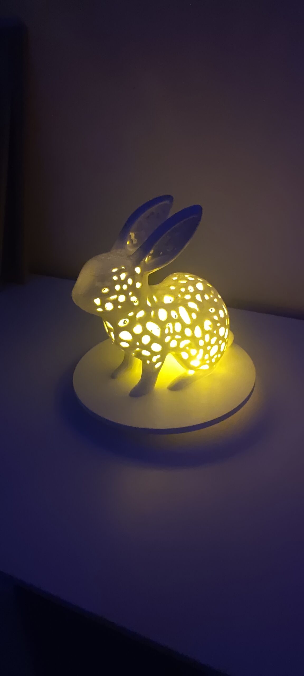 Deko Lampe Ornament Hase – Bild 3