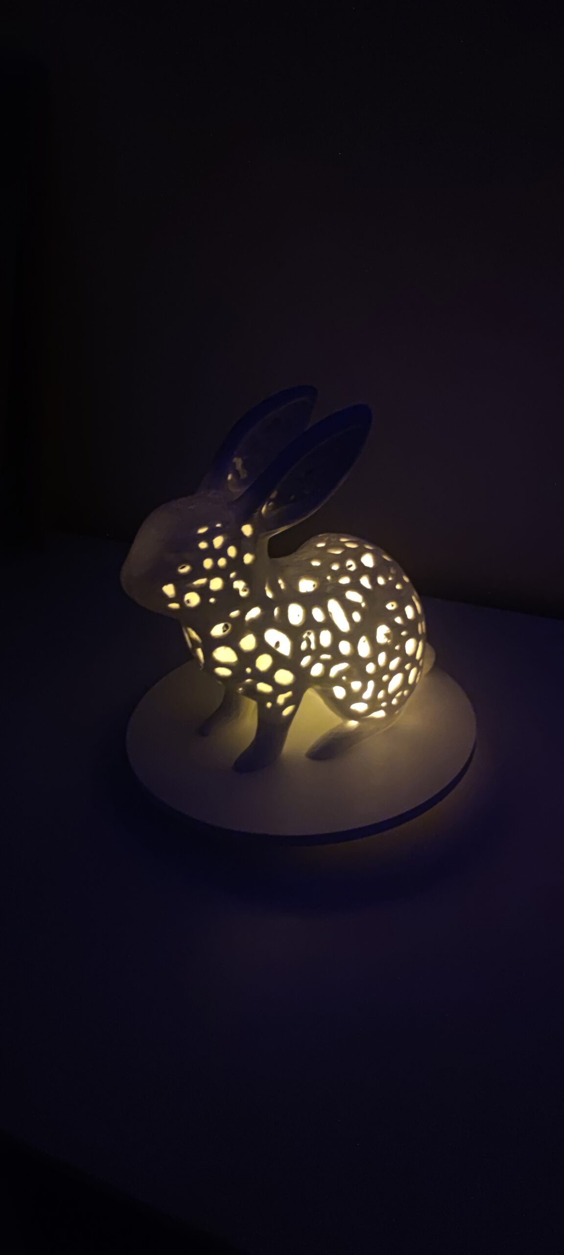 Deko Lampe Ornament Hase – Bild 2