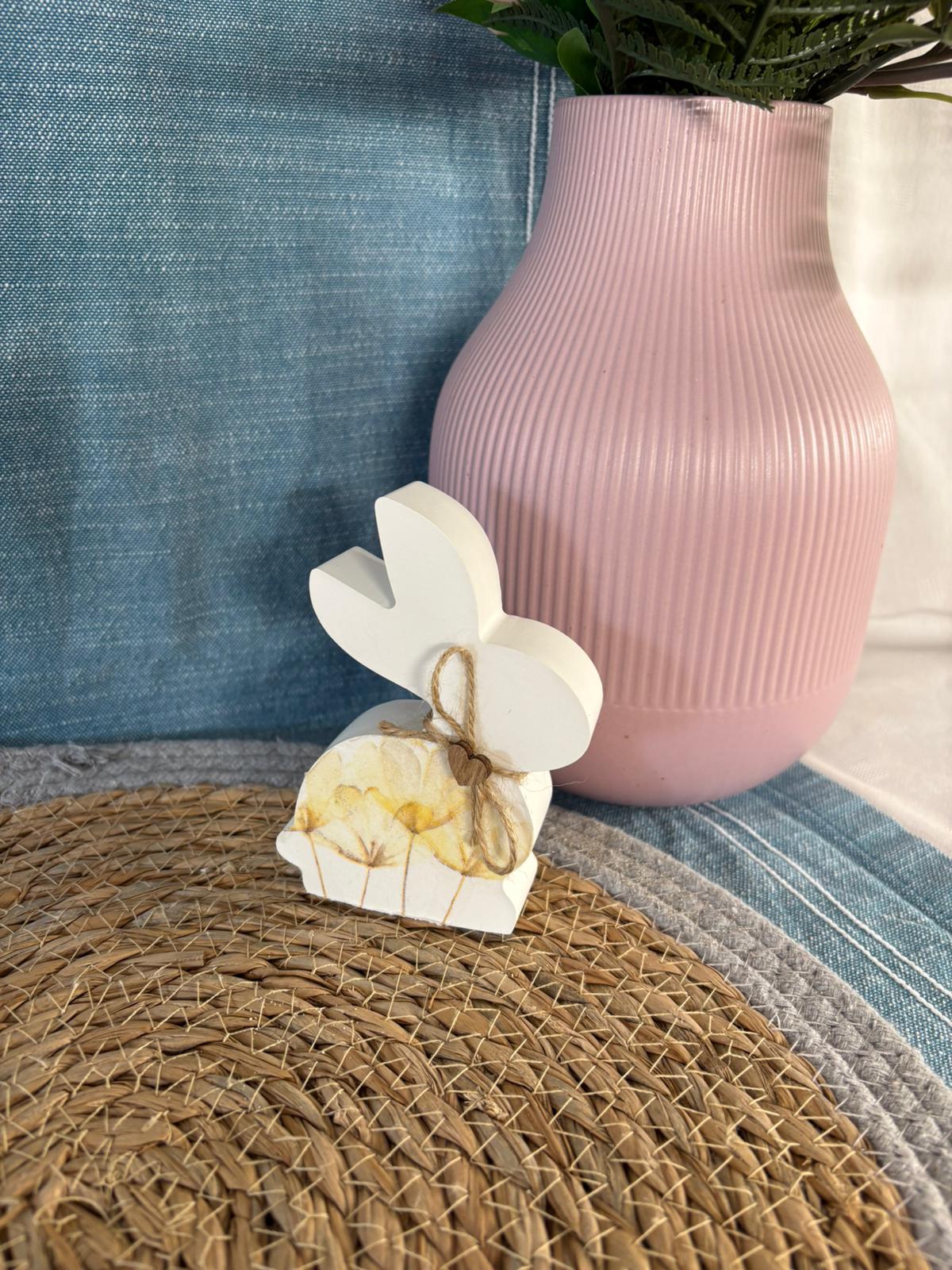 Raysin Deko Hase Ostern Serviettentechnik