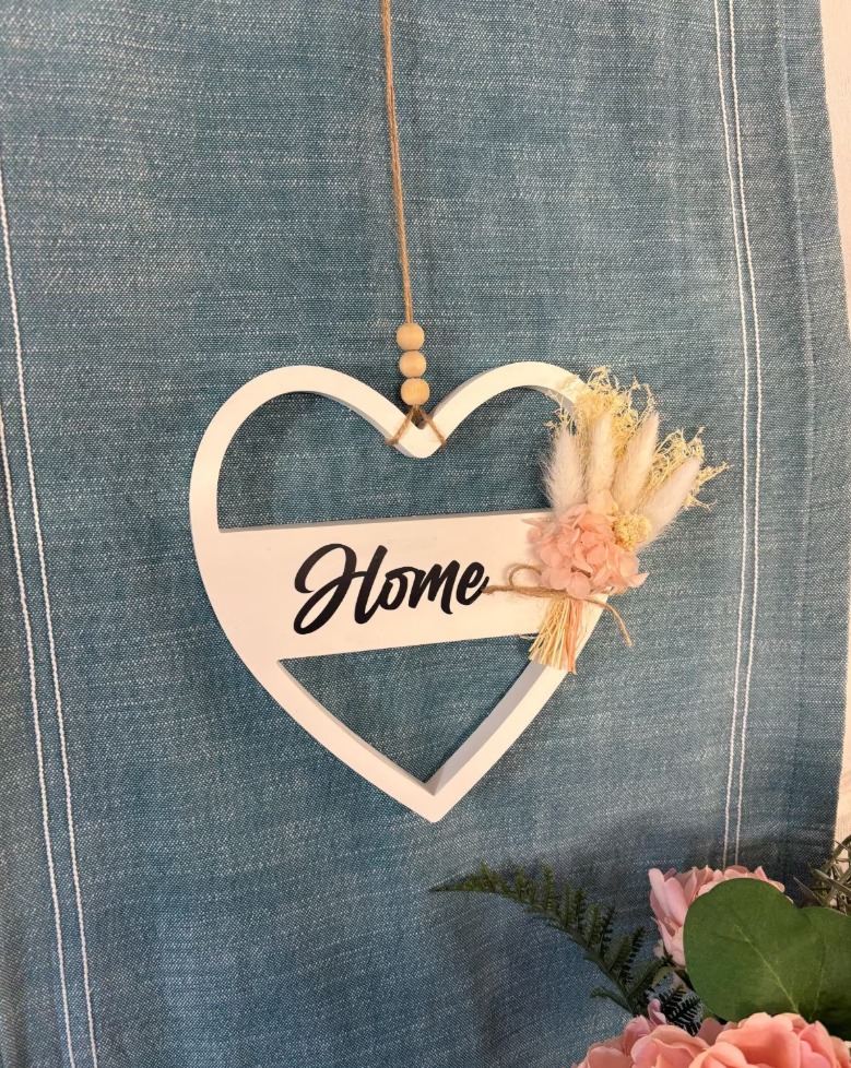 Deko Türschild "Home"