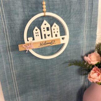 Deko Türschild "Welcome"