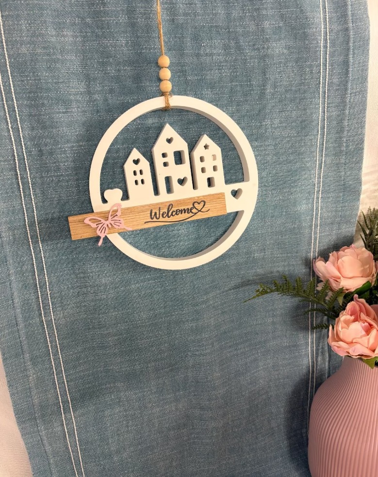 Deko Türschild "Welcome"