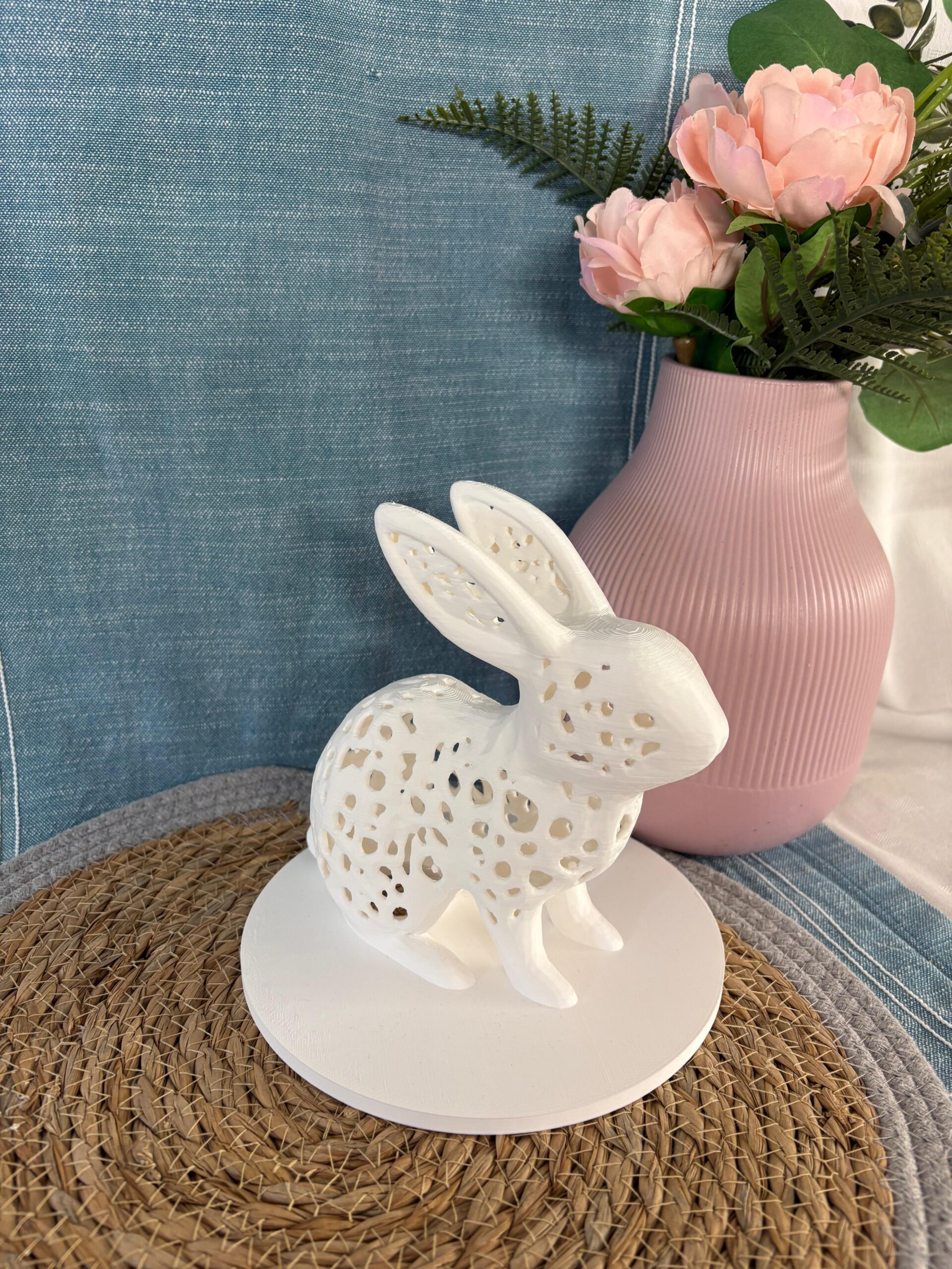 Deko Lampe Ornament Hase
