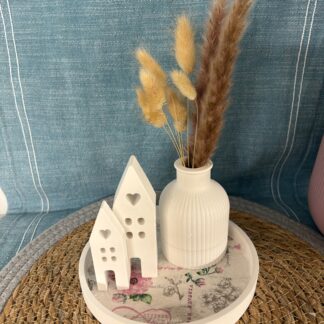 Deko Teller Serviettentechnik versch. Variationen