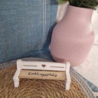 Deko Bank "Lieblingsplatz"