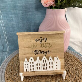 Deko Holzaufsteller "Enjoy"