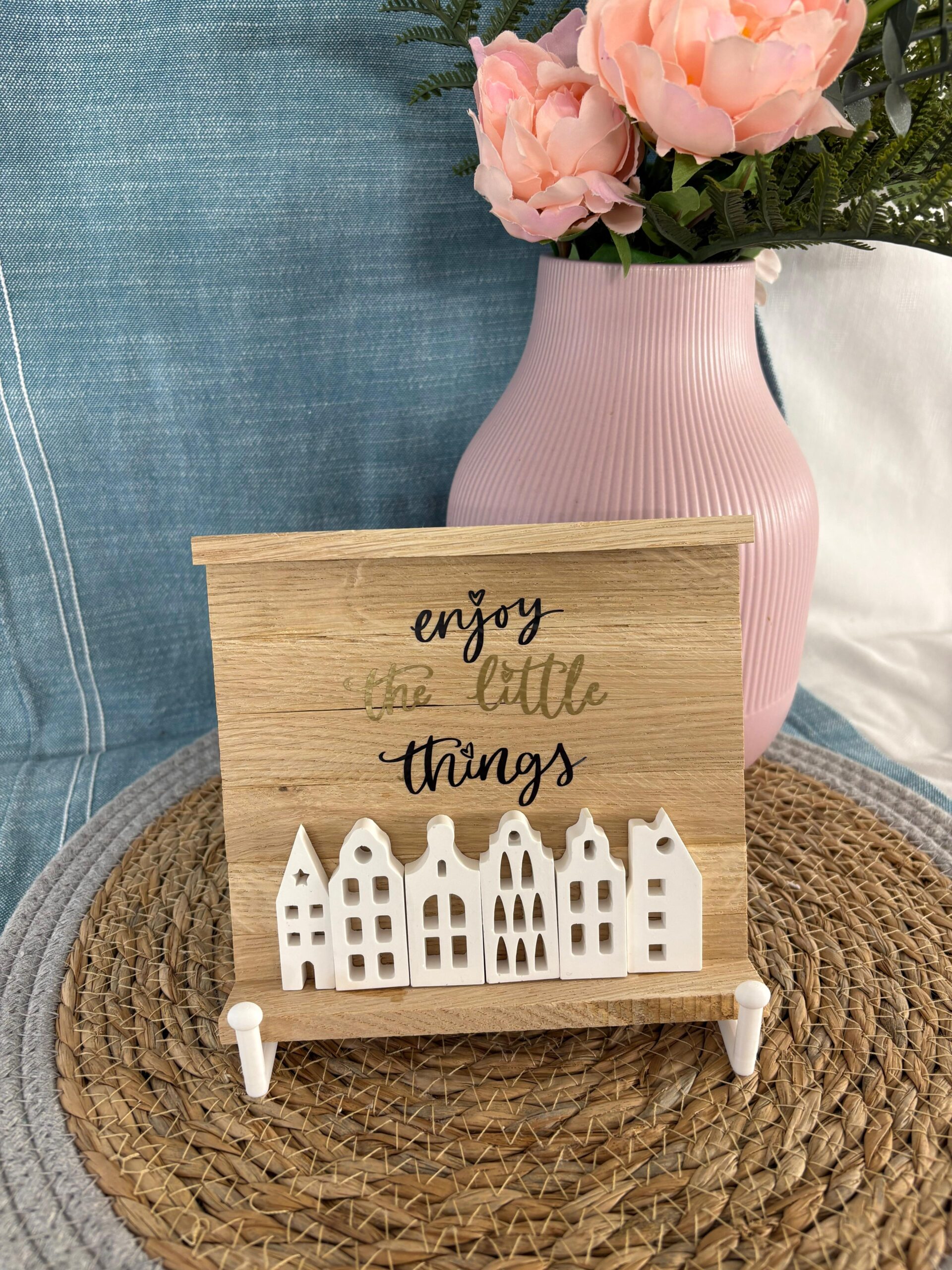 Deko Holzaufsteller "Enjoy"