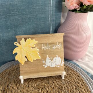 Deko Holzaufsteller "Hallo Herbst"