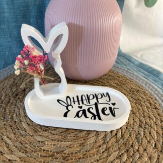 Dekotablett "Happy Easter"