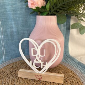 Deko Aufsteller "Du & Ich"