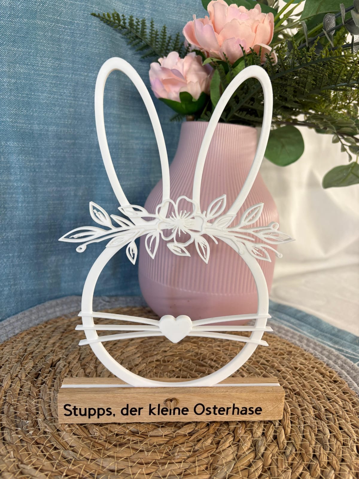 Deko Aufsteller "Stupps der Osterhase"
