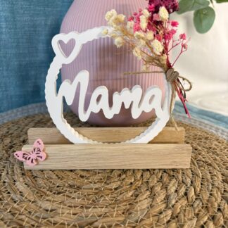 Deko Aufsteller Herz "Mama"