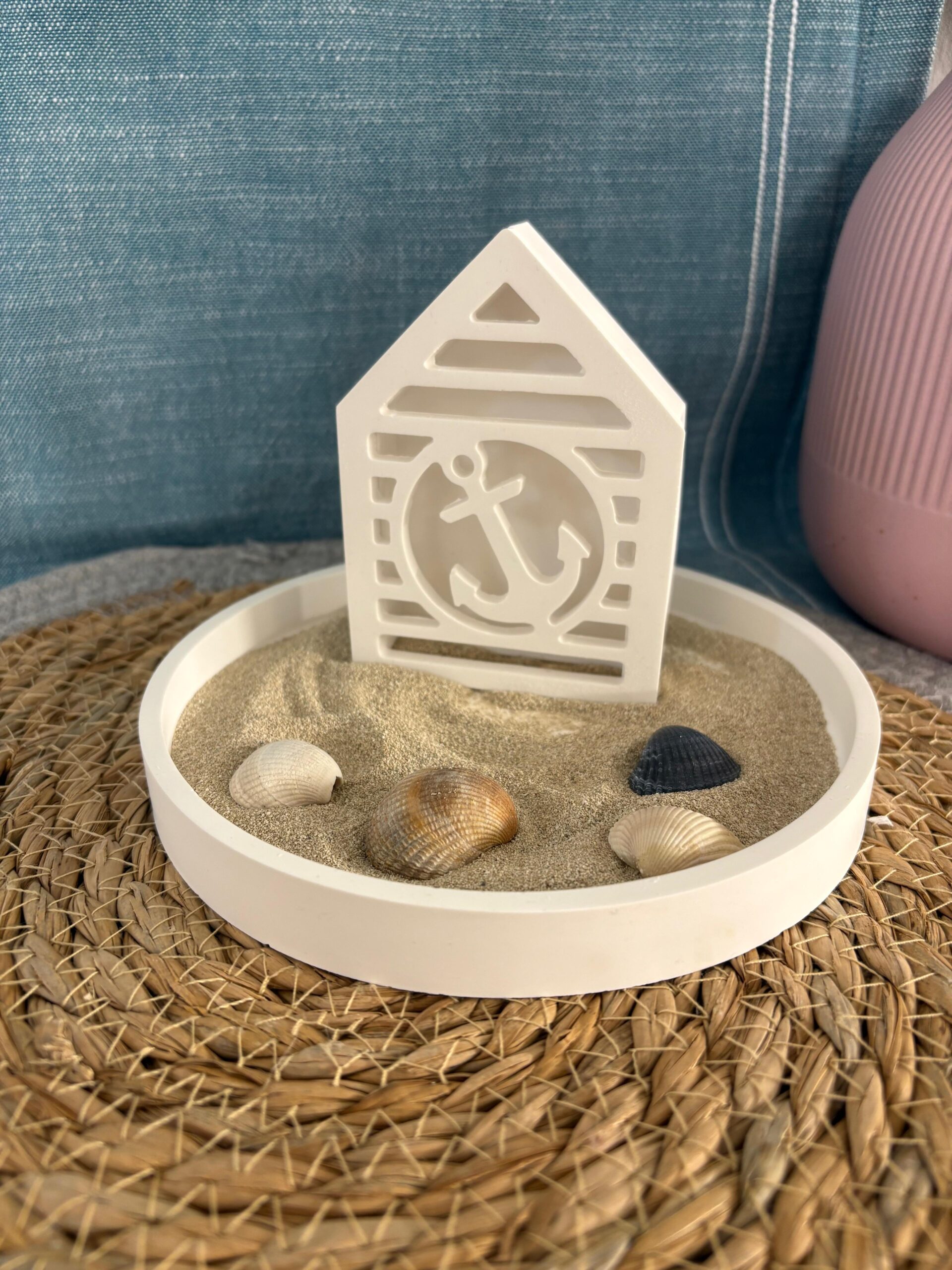 Deko Teller mit maritimen Elementen versch. Variationen