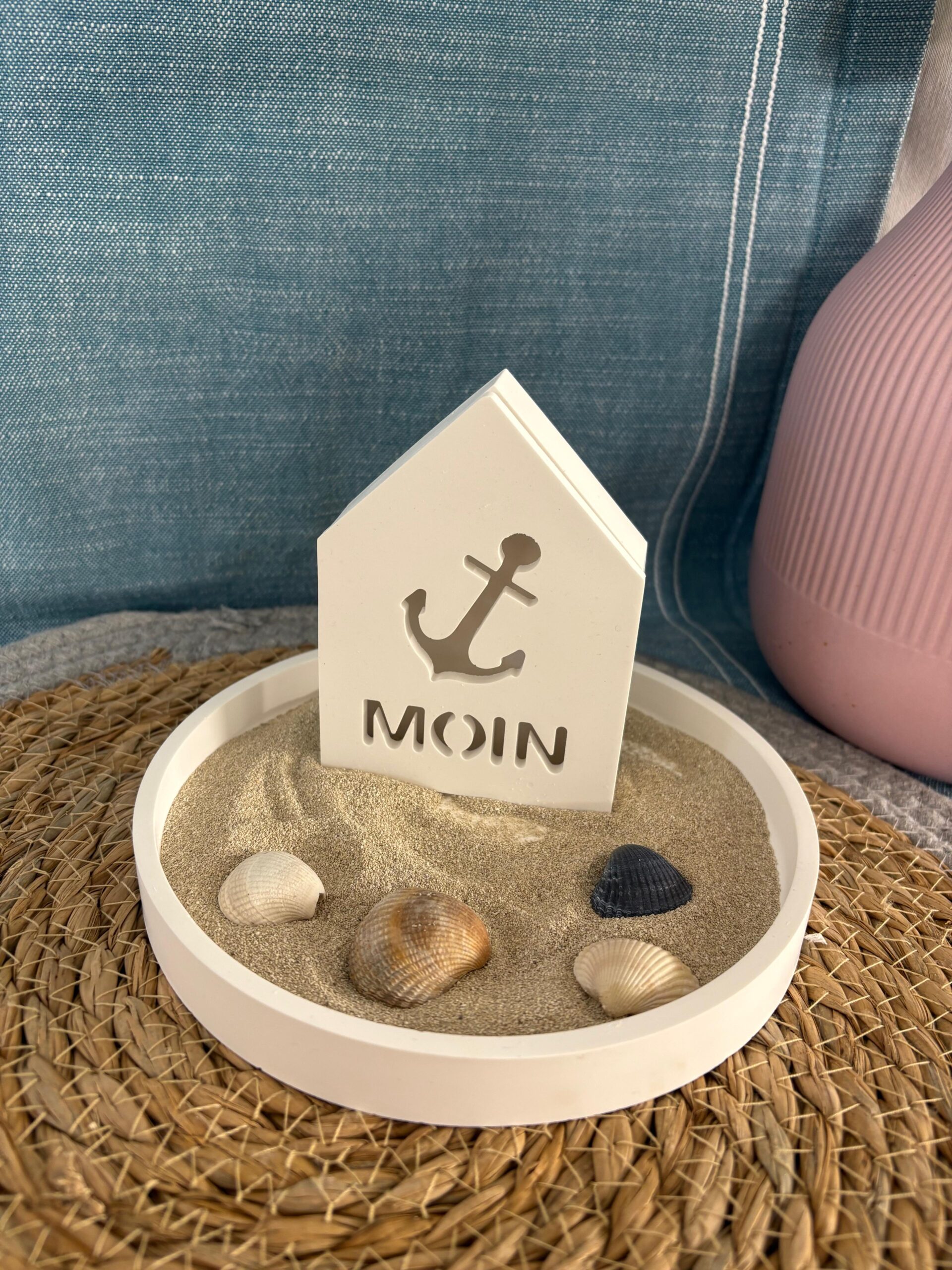 Deko Teller mit maritimen Elementen versch. Variationen – Bild 2