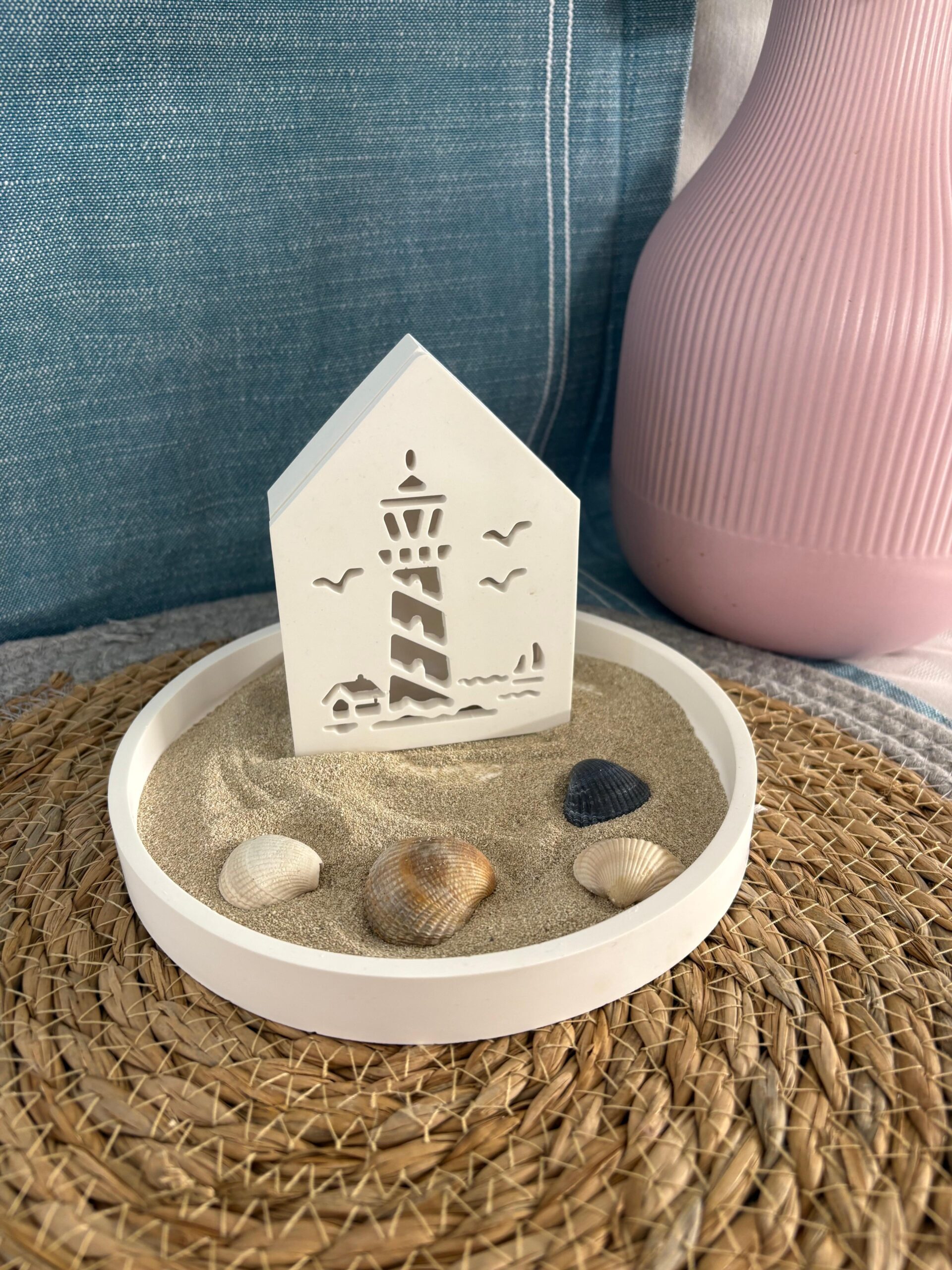 Deko Teller mit maritimen Elementen versch. Variationen – Bild 3