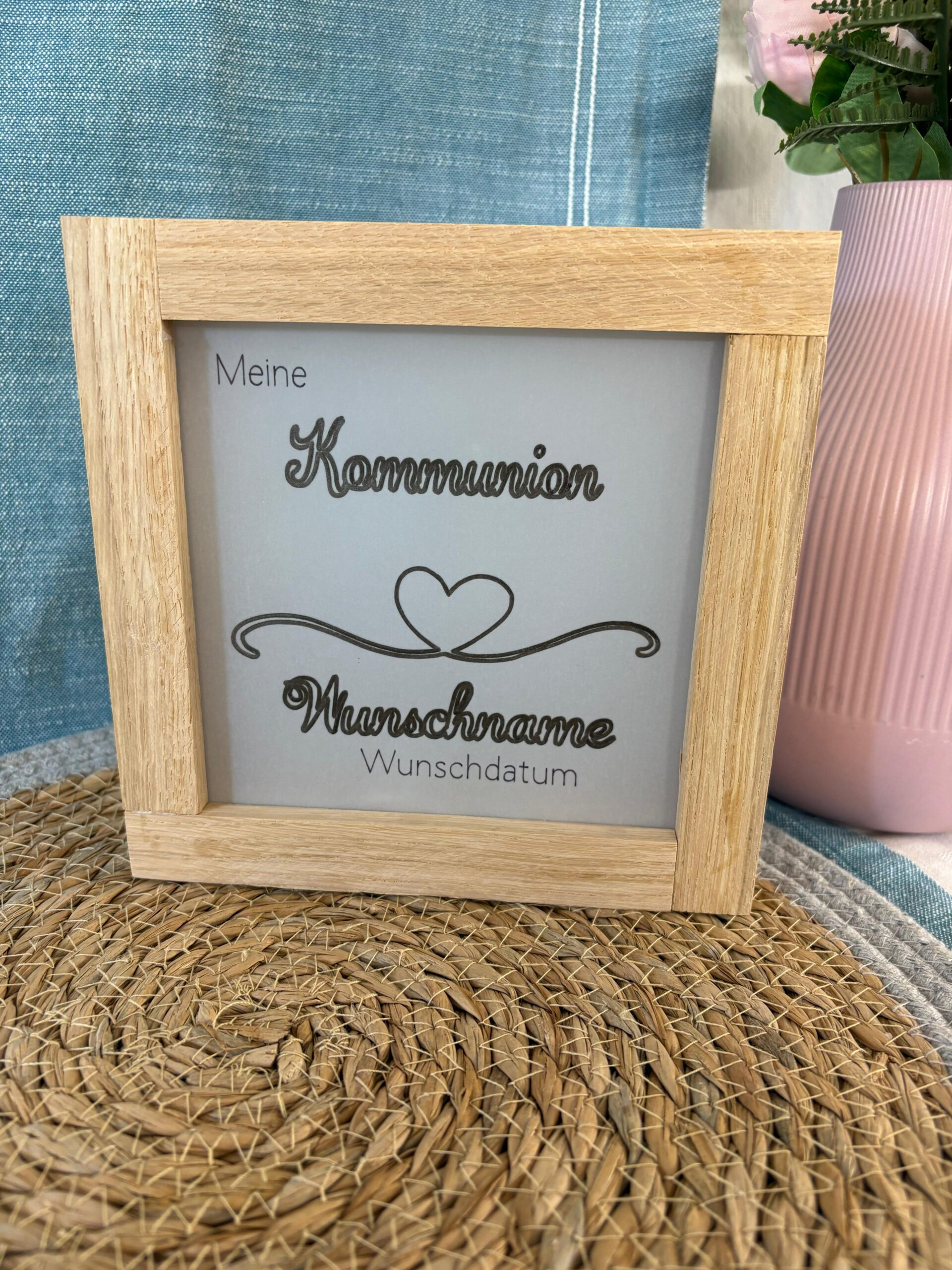 Deko Geschenk LED Rahmen Individualisierbar – Bild 2