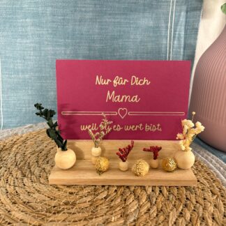 Deko Holzaufsteller "Mama"