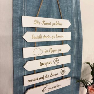 Deko Aufhänger "Lebensweisheit"