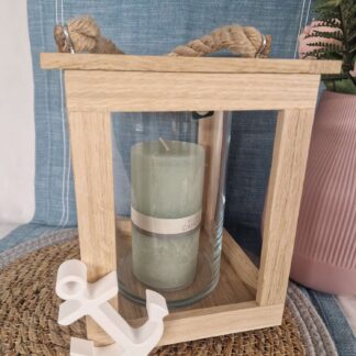 Deko Laterne mit Kerze