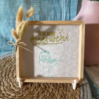 Deko Holzrahmen "Meerweh"