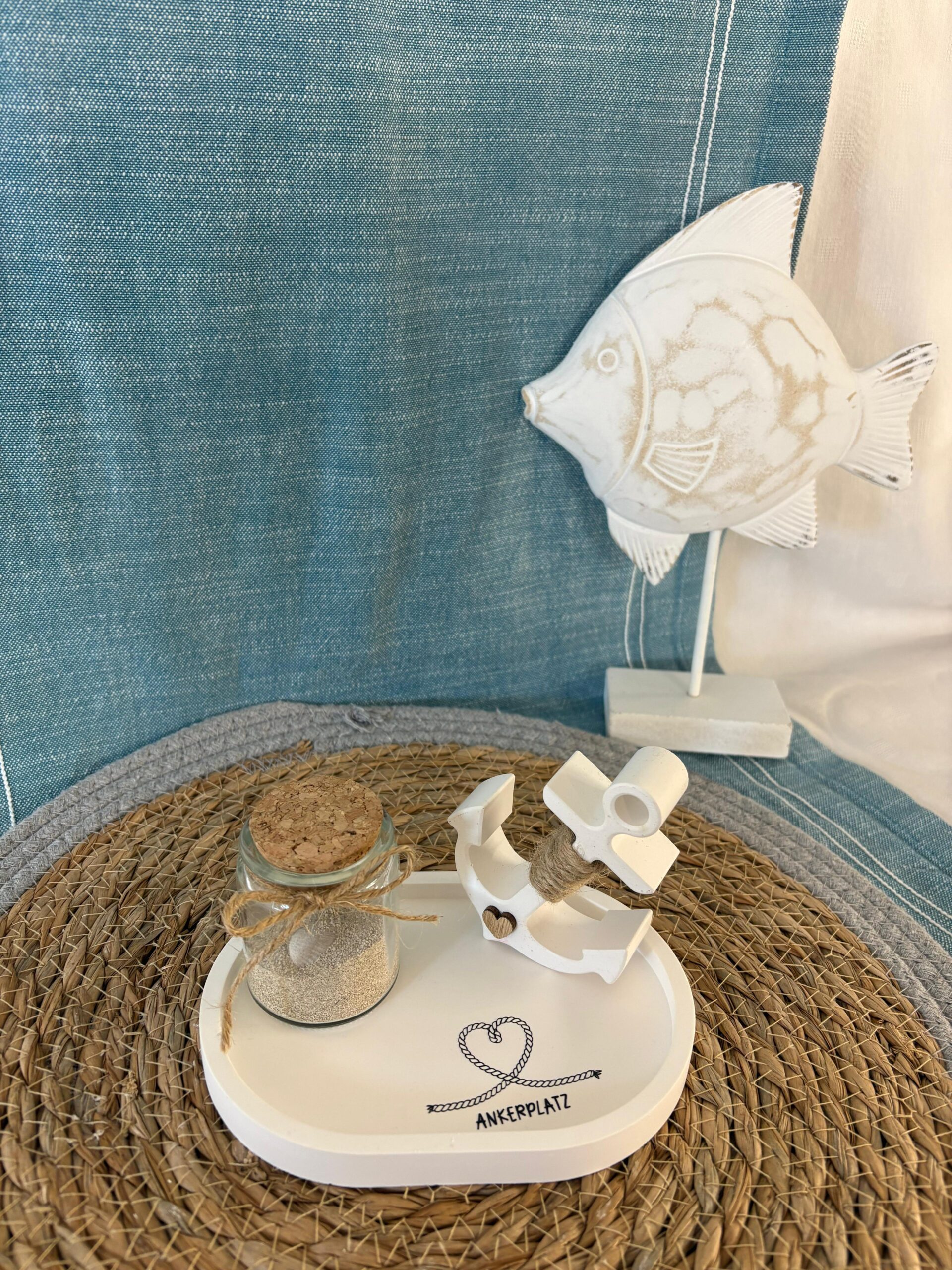 Dekotablett "Ankerplatz"