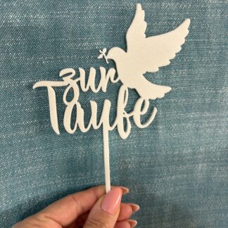 Deko Kuchenaufsteller "Taufe"