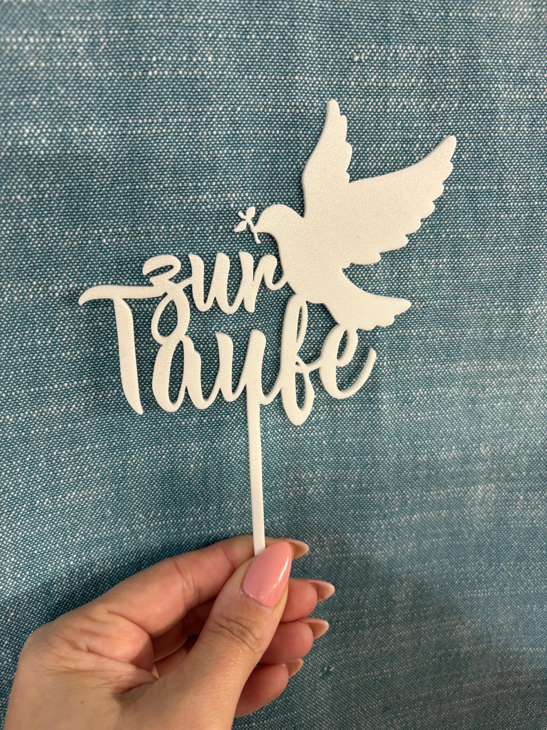 Deko Kuchenaufsteller "Taufe"