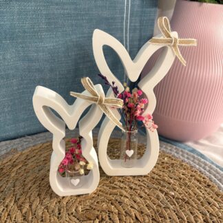 Deko Osterhasen im Duo