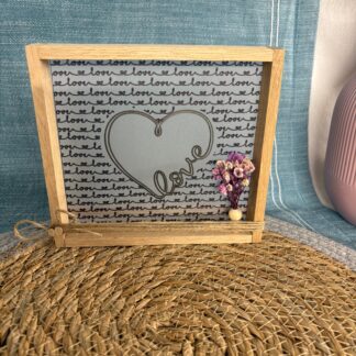 Deko Aufsteller "Love"