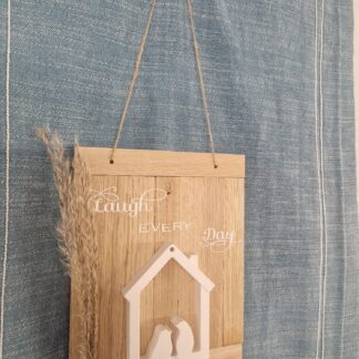 Deko Türschild "Laugh Every Day"